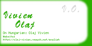 vivien olaj business card